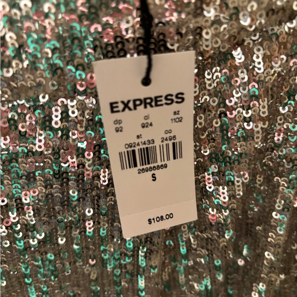 NWT Express Sequin Pants - Picture 6 of 6